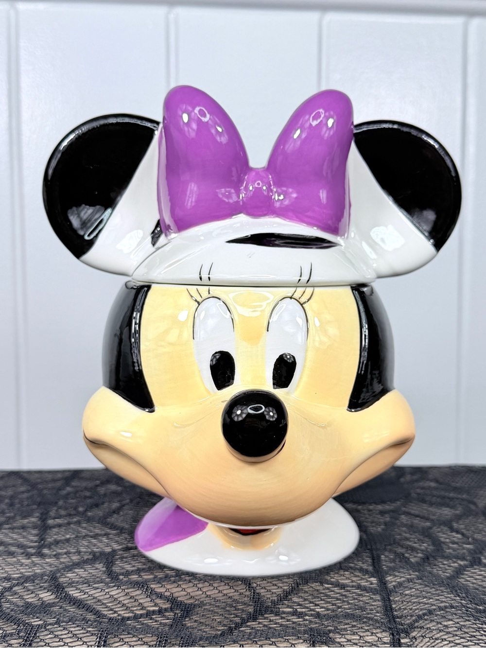 NEW Disney Minnie Mouse Mummy Halloween Cookie Jar